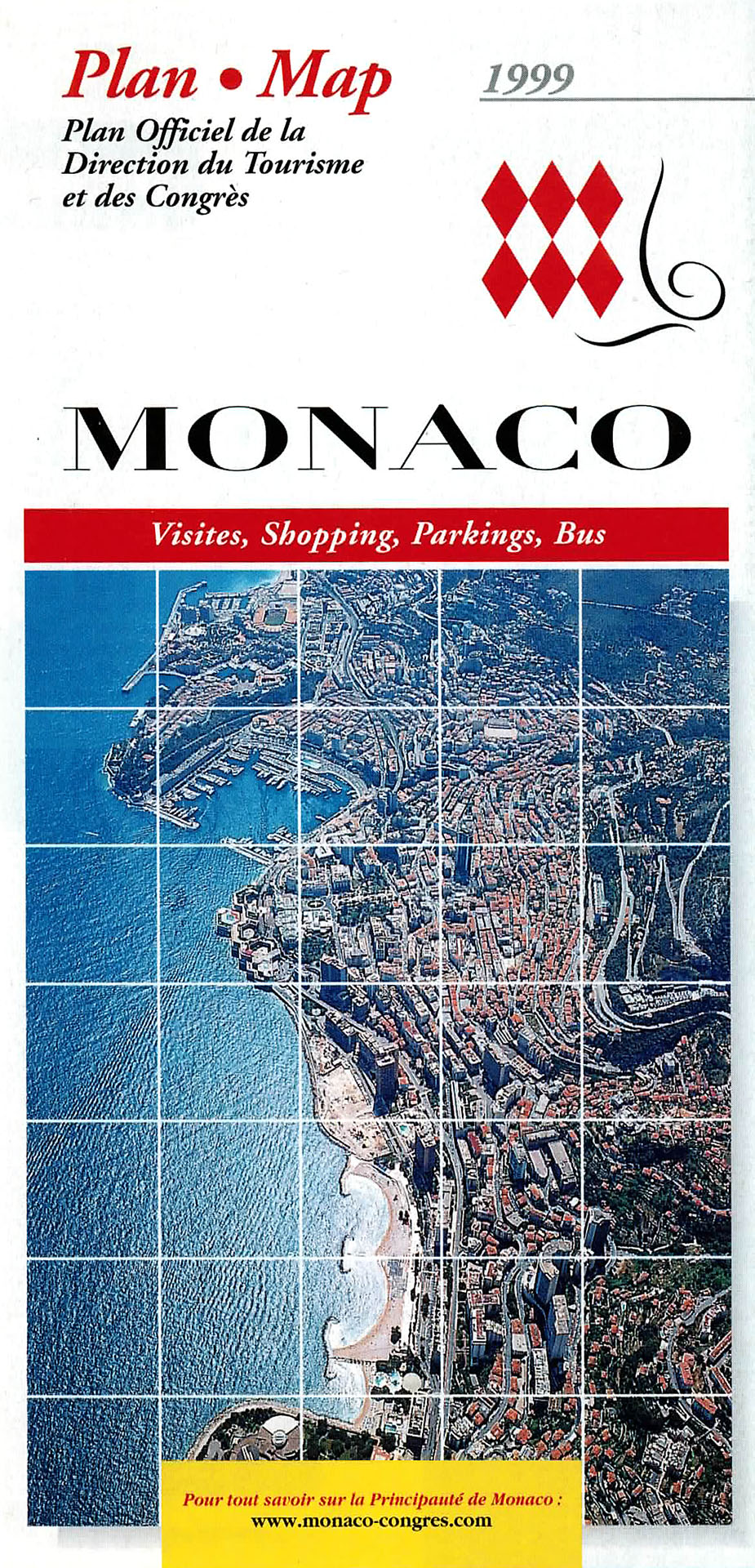 Plan MONACO - Monaco Government Tourist Bureau